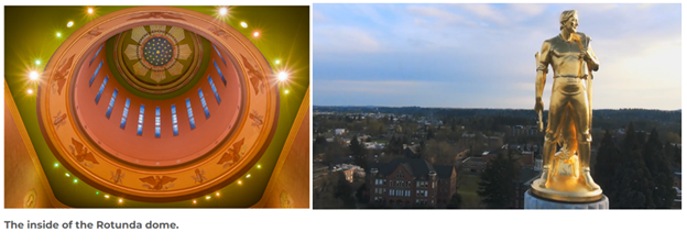 Rotunda and Gold Pioneer photos