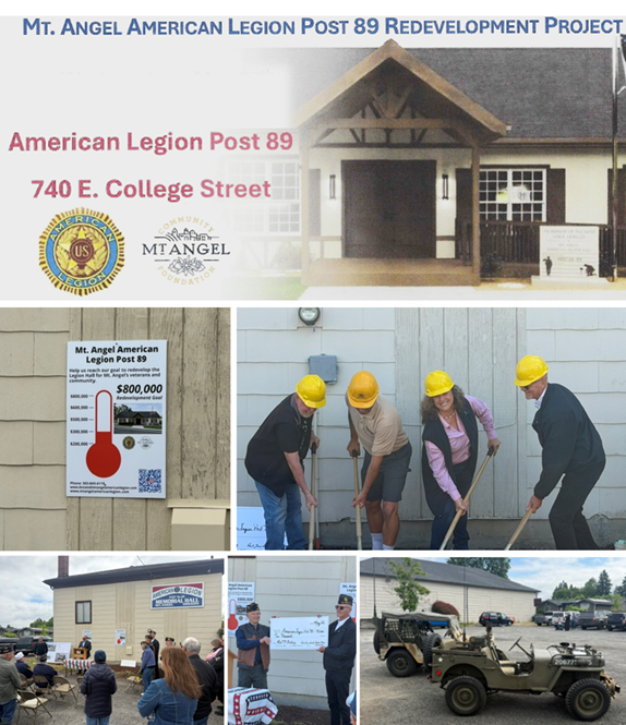 Mount Angel American Legion Post #89 Groundbreaking Ceremony