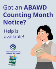 Got an ABAWD counting month notice