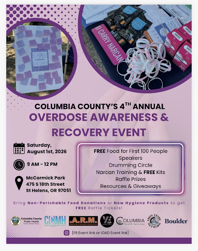 Columbia County's 4th Annual Overdose Awareness & Recovery Event