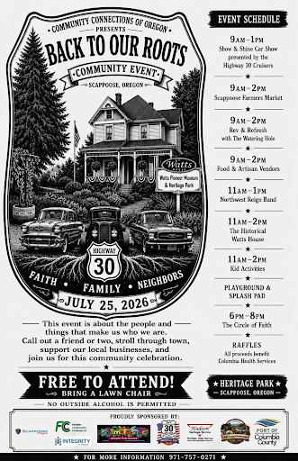 Back to Our Roots Community Event – July 25