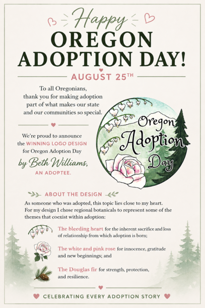 Happy Oregon Adoption Day with details