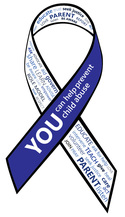 Child abuse prevention ribbon logo
