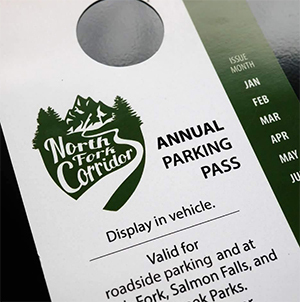 North Fork Corridor Parking Pass