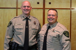 Sheriff Kast and Undersheriff Wood