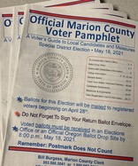 Photo of voter pamphlet