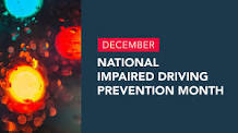 National Impaired Driving Prevention Month Logo