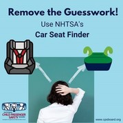 NHTSA Car Seat Finder Image