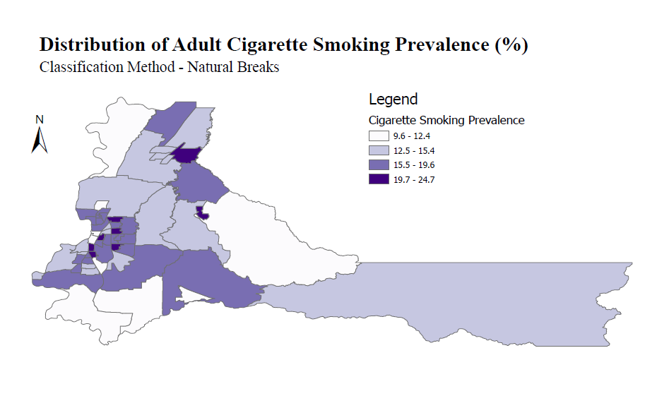 2023 Adult Cigarette Smoker Map