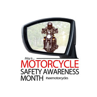 Motorcycle Safety Month Logo