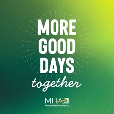 Image of More Good Days Together logo from Mental Health America 