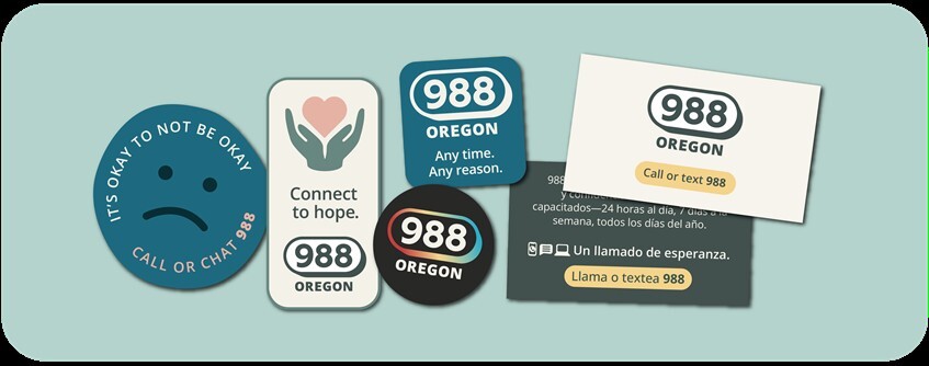 Image of free 988 resources