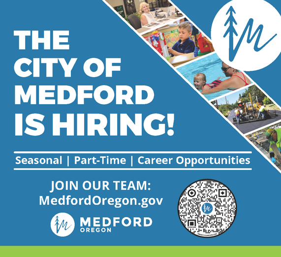 The City of Medford is Hiring
