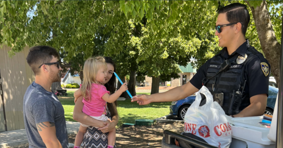Popsicle Patrol event at Hawthorne Park