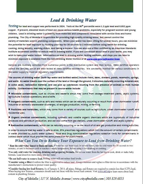 Water Quality Report Page 4