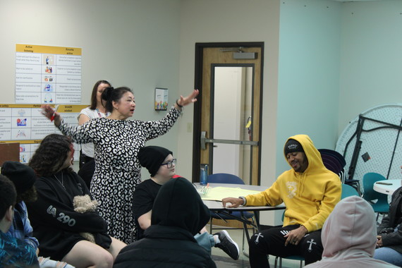 Maureen Crawford-Markasky introduces Kendrick Bourne