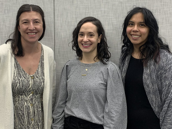 Jaimie Brady, Sara Franklin and Kevanna Doolittle pose for a photo