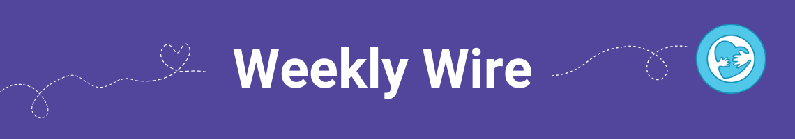 Weekly wire purple header