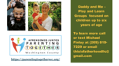 Daddy and me playgroup flyer