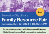 Family Resources fair flyer