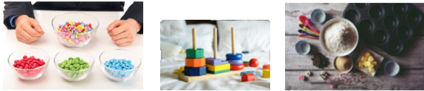 sorting, stacking and baking images using math