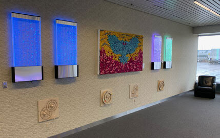 sensory play area at the airport