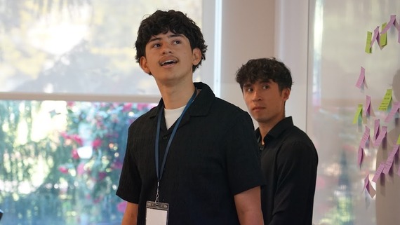 two students present