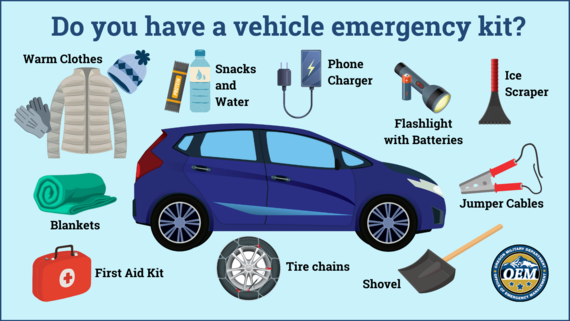 Winter Car Emergency Kit English