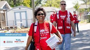 American Red Cross Sound the Alarm volunteers