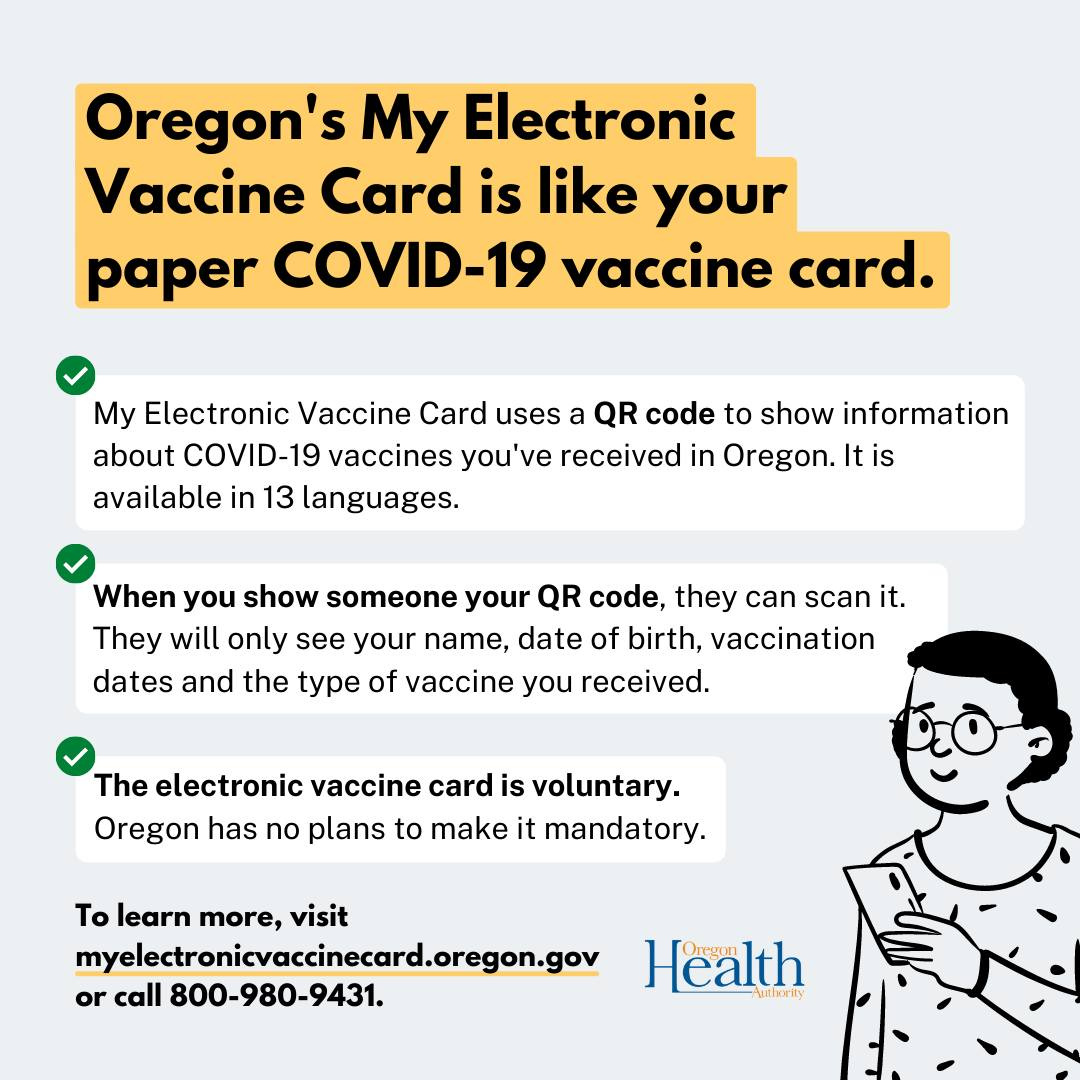 Electronic COVID Vaccine Card