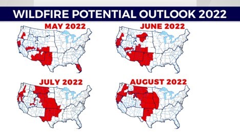 Wildfire Potential Outlook Graph
