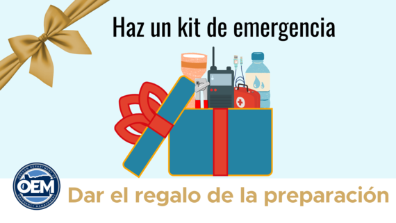Stock an emergency kit Spanish