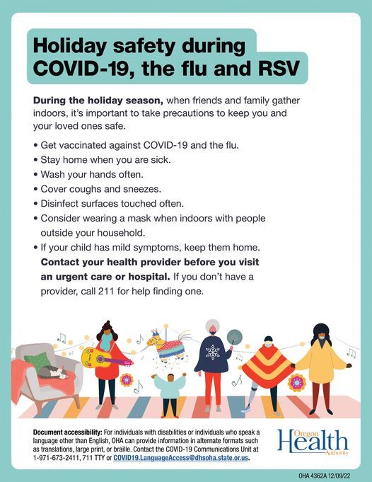 Holiday Safety during COVID Flu and RSV