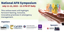 Access and Functional Needs Symposium