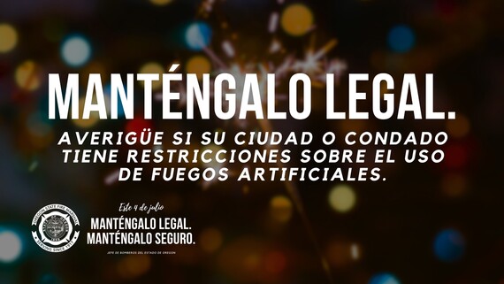 Keep It Legal Keep It Safe Spanish