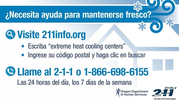 211 Cooling Centers Tile Spanish