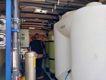 Touring a Tribal water treatment facility