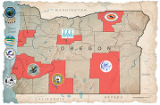 Oregon Tribal Nations Map
