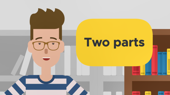 Screenshot of the PERS animated video "Two Parts to Your PERS Retirement"