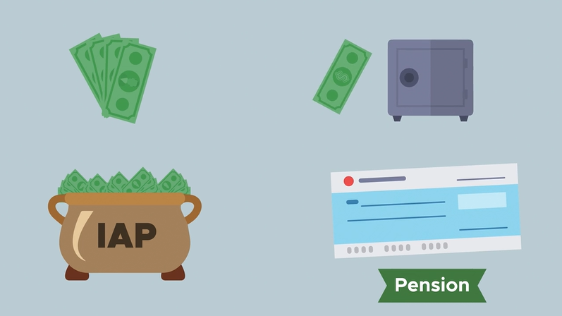 Screenshot of a video explaining the member contribution change due to Senate Bill 1049