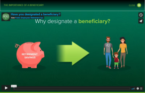 Screenshot from OSGP video "Why designate a beneficiary?"