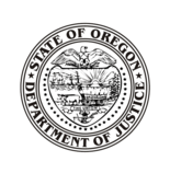 Oregon Department of Justice logo with padding