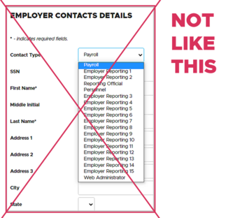 Do not create reporter account by adding them as a contact
