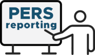 Icon representing ESC presentation about PERS reporting