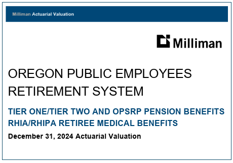 December 31, 2024, Actuarial Valuation cover image