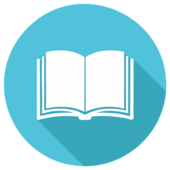 Icon representing instructional manual