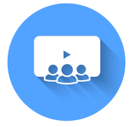 Icon representing webinar