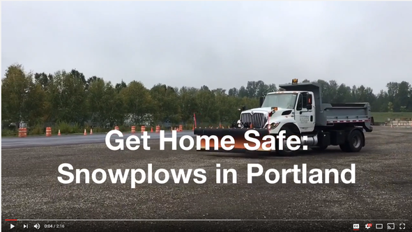 Snow plow safety video