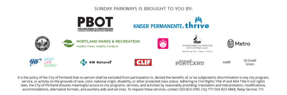 Sunday Parkways Sponsor Logos