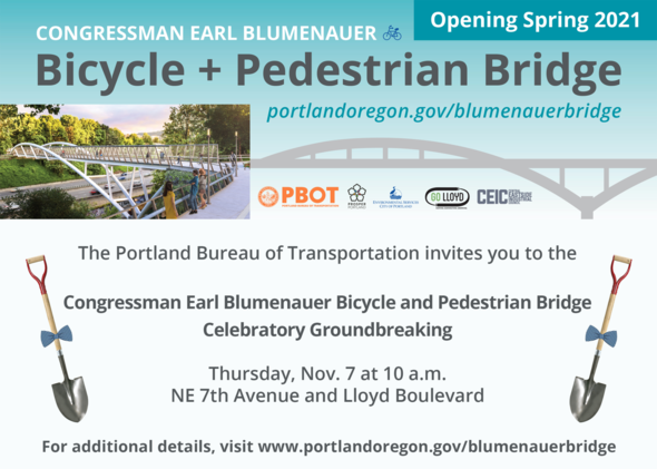 Blumenauer Bridge invite